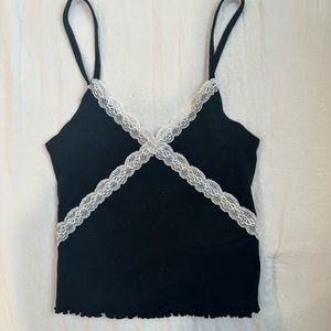 top shop lace tank top